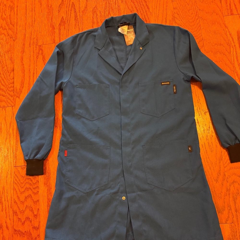 Workrite FR Lab Coat w/ knit cuffs 2112 version Large